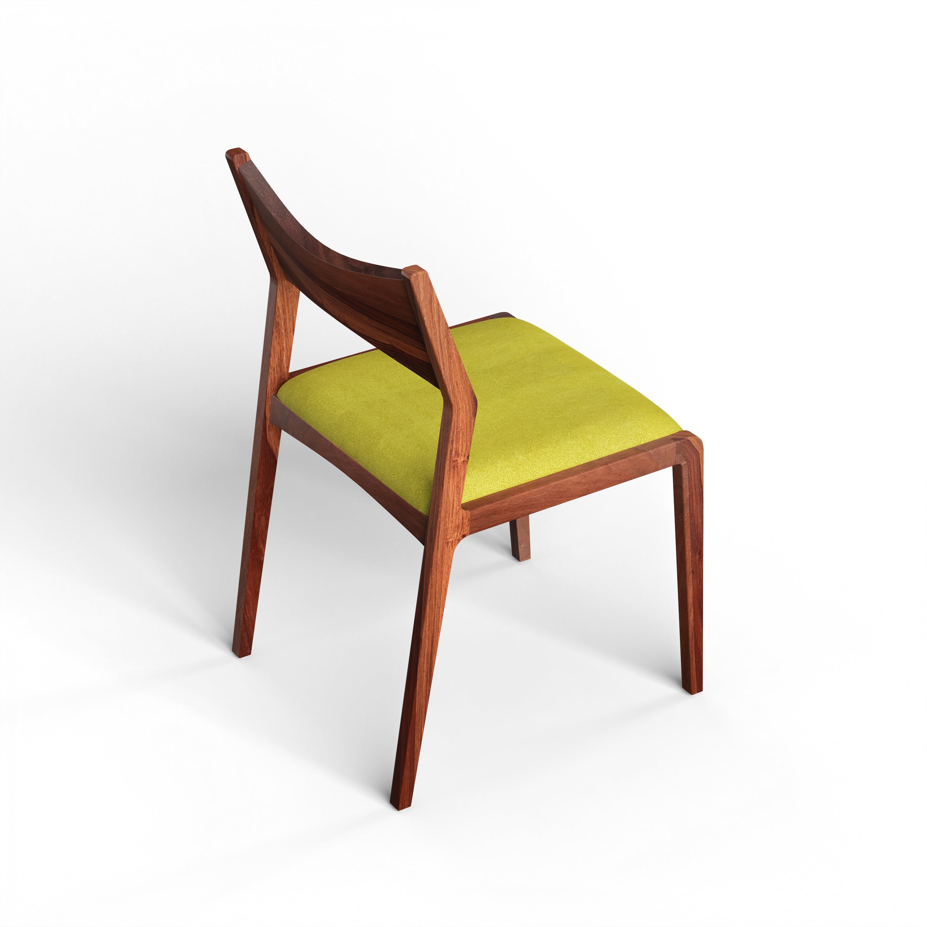 Manhattan Dining Chair - Harvest Sheesham Frame; Sarom Brittany 910 Ply & Foam Upholstery Seat / L:19’’ x B:20.5’’ x