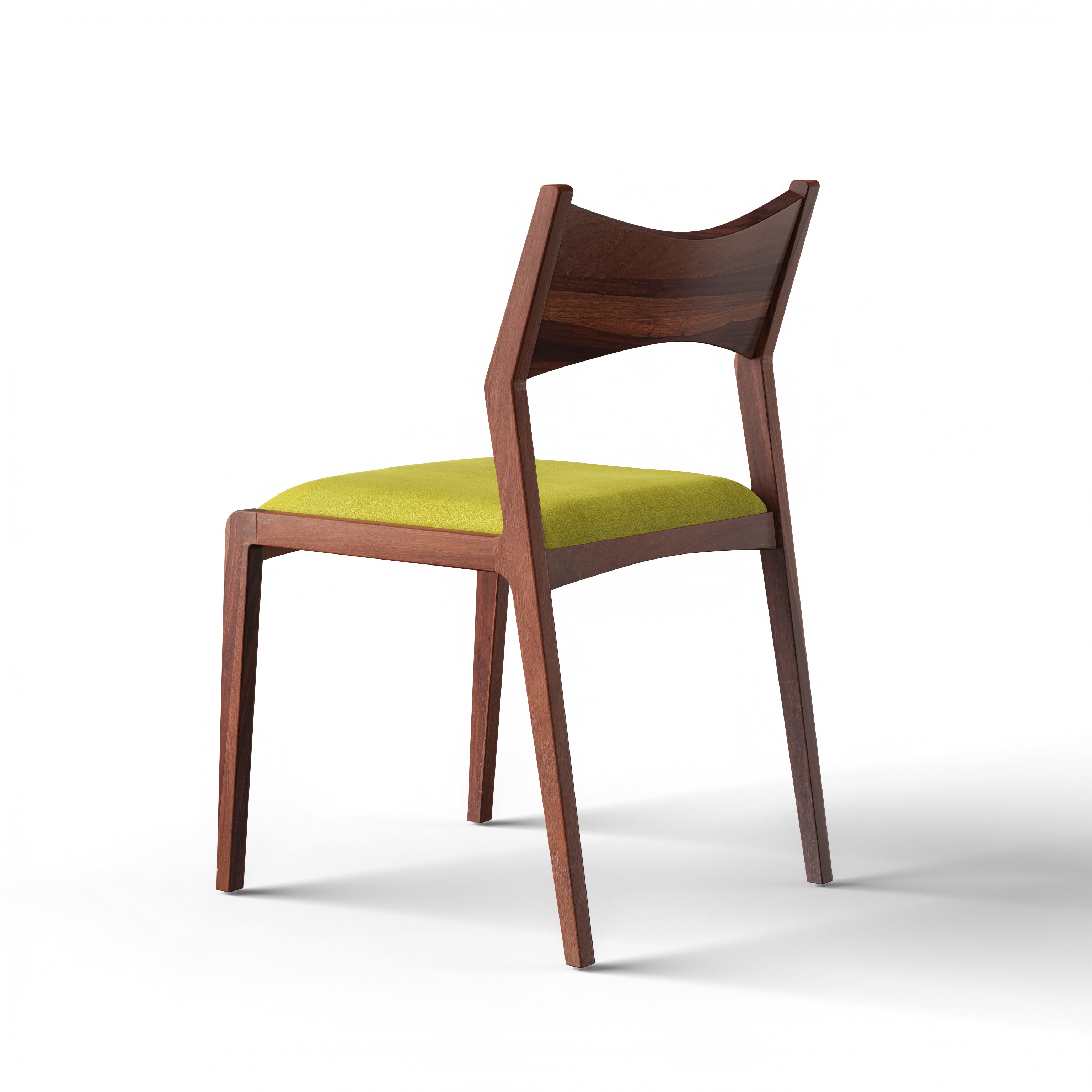 Manhattan Dining Chair - Harvest Sheesham Frame; Sarom Brittany 910 Ply & Foam Upholstery Seat / L:19’’ x B:20.5’’ x