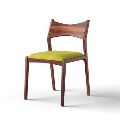 Manhattan Dining Chair - Harvest Sheesham Frame; Sarom Brittany 910 Ply & Foam Upholstery Seat / L:19’’ x B:20.5’’ x