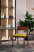 Manhattan Dining Chair - Harvest Sheesham Frame; Sarom Brittany 910 Ply & Foam Upholstery Seat / L:19’’ x B:20.5’’ x