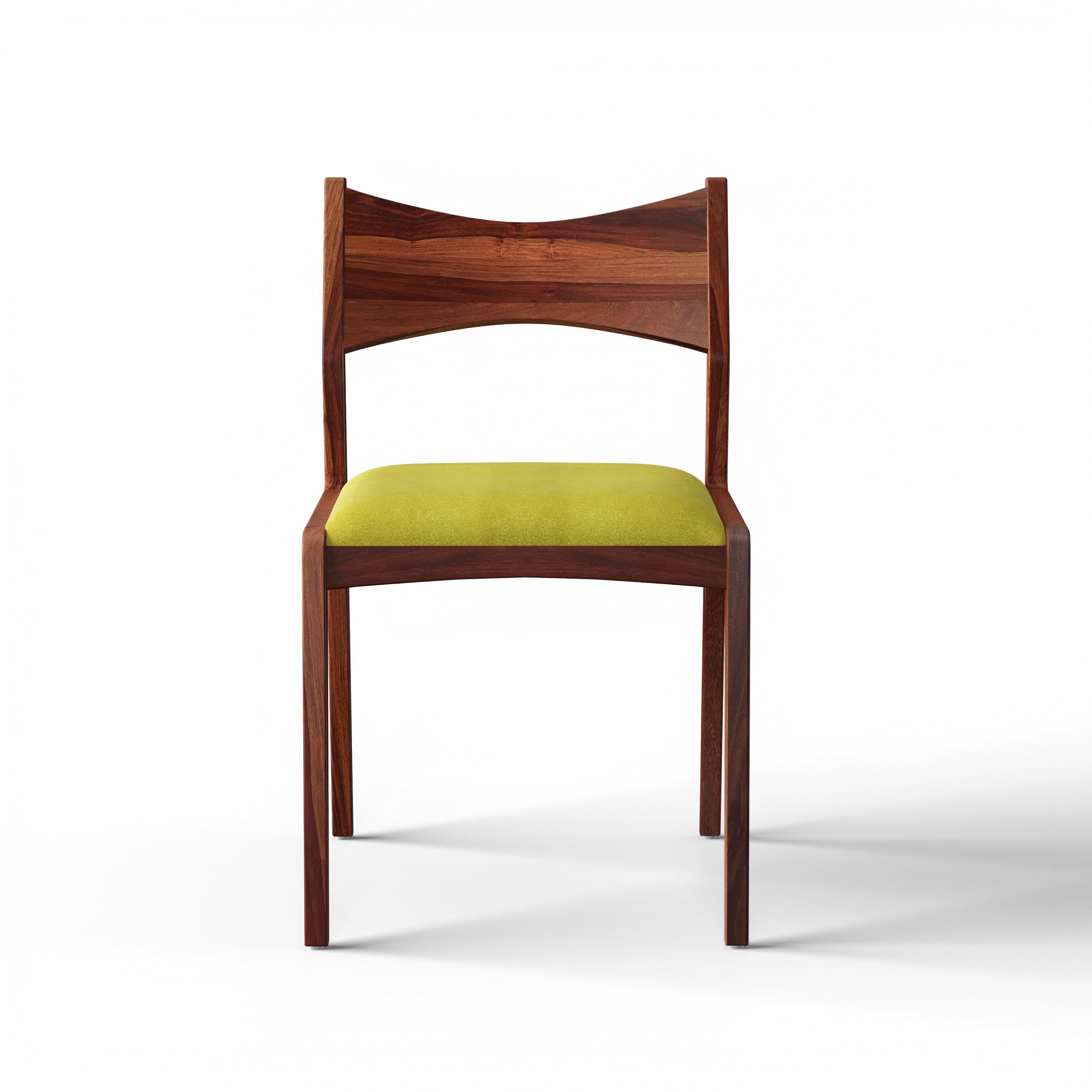 Manhattan Dining Chair - Harvest Sheesham Frame; Sarom Brittany 910 Ply & Foam Upholstery Seat / L:19’’ x B:20.5’’ x