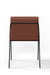 Marbella Dining Chair - Black Powder Coat Mild Steel Frame; D’Decor MOLESKIN BL MS 015-106 BROWN Ply & Foam Upholstery
