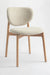 Maren Dining Chair 17 - Beige / Beech Wood and Upholstery / cms:- L:- 46 x W:- 56 x H:- 80 - Indoor Furniture