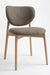 Maren Dining Chair 17 - Grey / Beech Wood and Upholstery / cms:- L:- 46 x W:- 56 x H:- 80 - Indoor Furniture