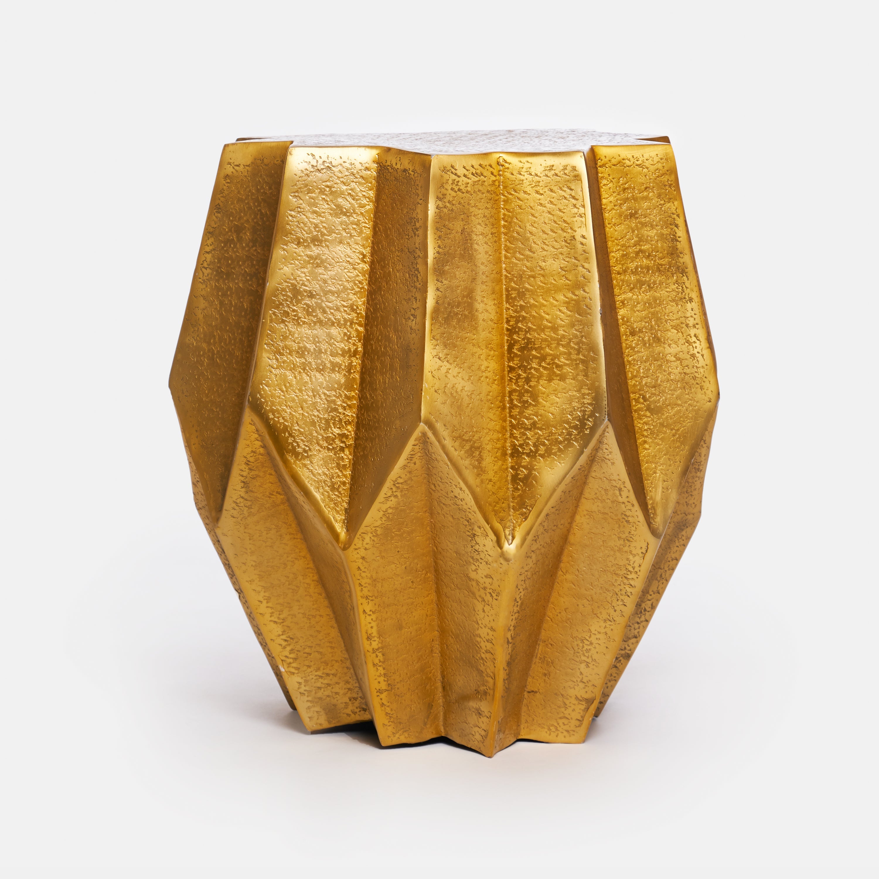 Marrakesh Side Table - Antique Brass / Brass / 17.5’’ x 17.5’’ x 18.5’’ - Indoor Furniture