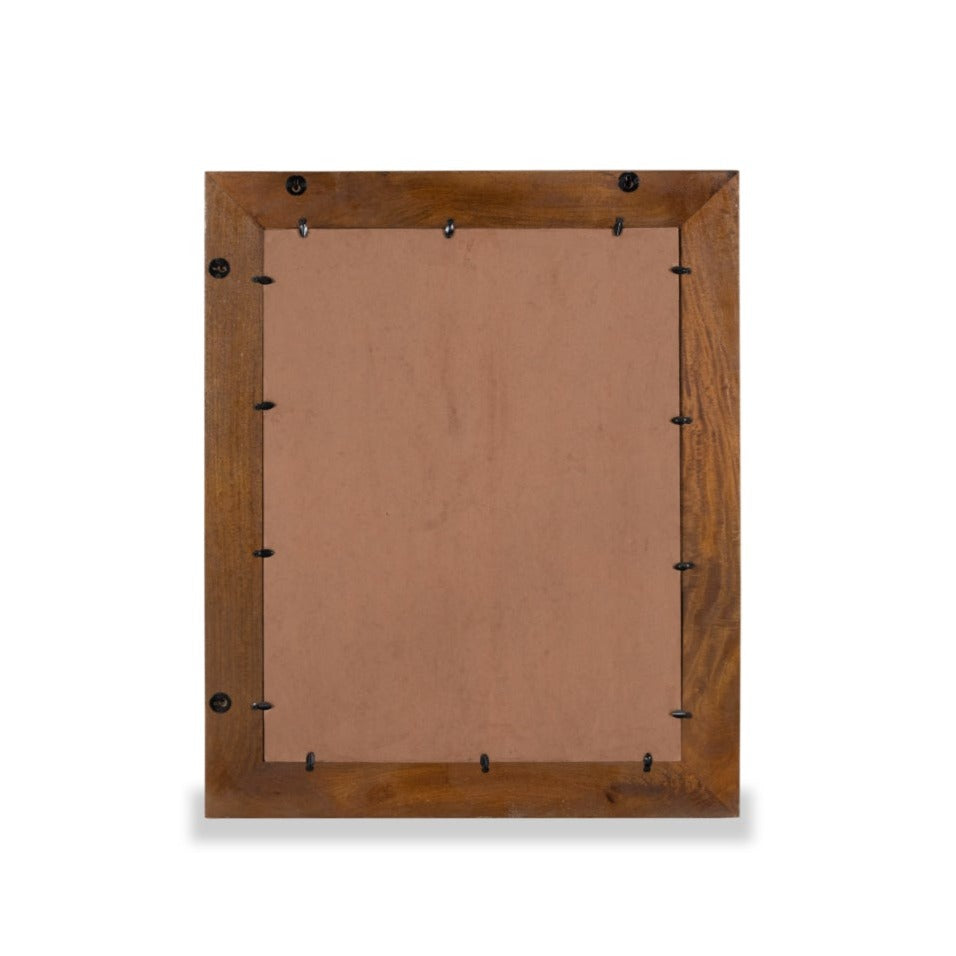 Mason Mirror Frame - Multicolour / Reclaimed Wood / L:80 x D:4 x H:100 in cm - Decor