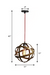 CLH111 Matte Gold Lampshade Armillary Design 11" Pendant Light