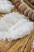 Meadow Embellished Moonjh Grass Mirror - Natural / Moonjh grass, jute, wooden beads, wool, mirror and plywood / D: 30’’