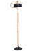 Meadows Floor Lamp - Black / Diameter: 10 Inches, Height: 4 Inches / Mild Steel, Exterior Color: Black - Lighting