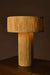 Meluri Rafia Table Lamp - Natural / Rafia and iron / D: 15’’ D (Base): 6’’ H (Stand): 20’’ - Lighting