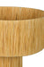 Meluri Rafia Table Lamp - Natural / Rafia and iron / D: 15’’ D (Base): 6’’ H (Stand): 20’’ - Lighting