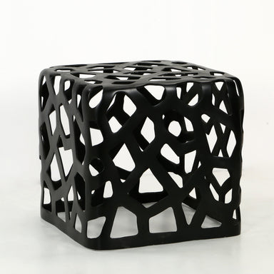 Mesh Side Table - Black / Aluminium / 16’’ x 16’’ x 16’’ - Indoor Furniture
