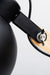 Mid-Century Essential Desk Lamp In Black Metal And Wood