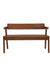Mid Century Teak Wood Bench - Teak / Teakwood / L: 47’’ W: 18’’ H: 31.5’’ - Furniture