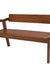 Mid Century Teak Wood Bench - Teak / Teakwood / L: 47’’ W: 18’’ H: 31.5’’ - Furniture