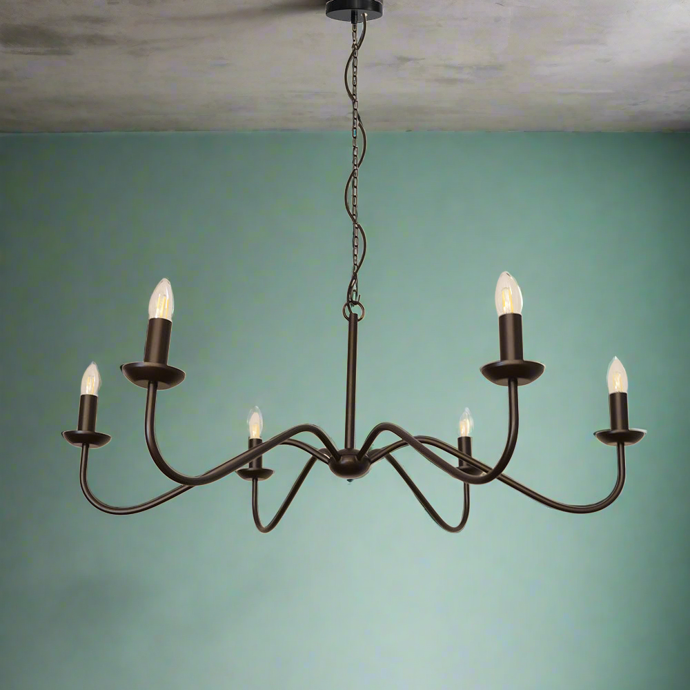chandelier for green walls