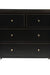 Midway Storage Cabinet - Black / Frame: Teak veneer and plywood; Legs: Teakwood; Storage: Lined with laminate inside;