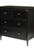 Midway Storage Cabinet - Black / Frame: Teak veneer and plywood; Legs: Teakwood; Storage: Lined with laminate inside;