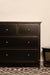 Midway Storage Cabinet - Black / Frame: Teak veneer and plywood; Legs: Teakwood; Storage: Lined with laminate inside;