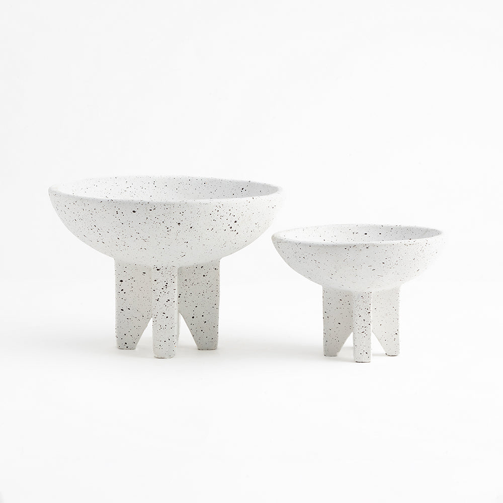 Miller Terracotta Bowl - CM - L:- 24 x W:- 24 / Marble and Aluminium - Décor