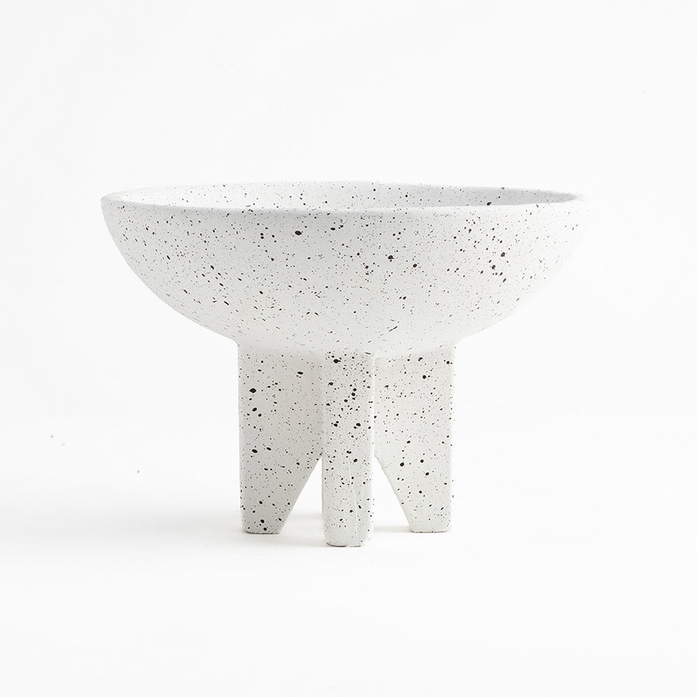 Miller Terracotta Bowl - CM - L:- 24 x W:- 24 / Marble and Aluminium - Décor