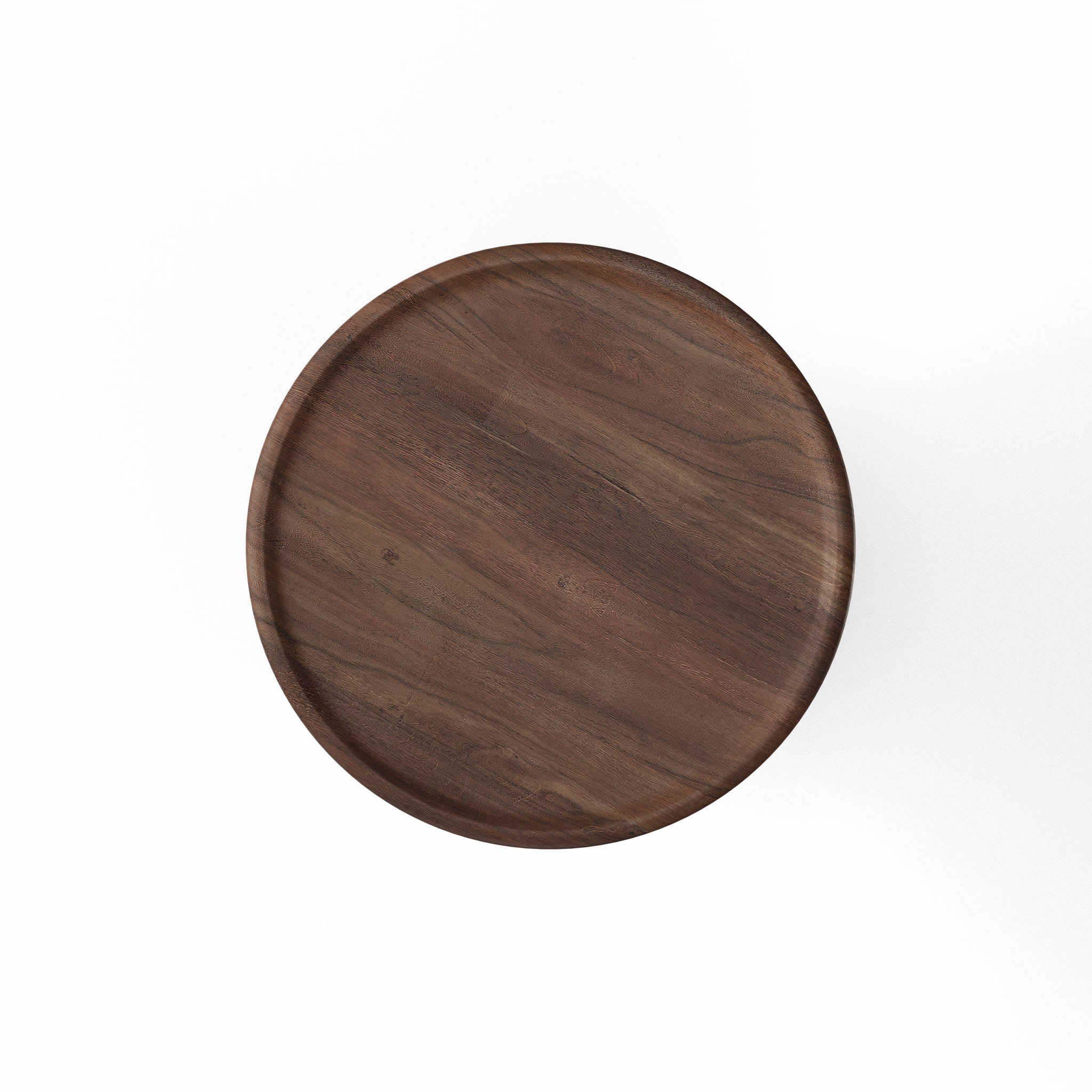 Milo Side Table - L:12’’ x B:12’’ x H:20.5’’ In Inches / Jacobean Sheesham Top; Gold PVD Stainless Steel 304 Matt