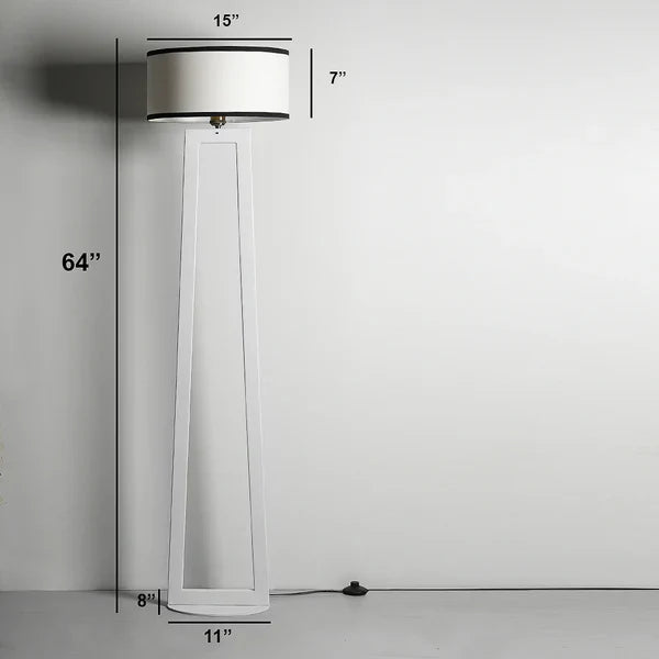 Minimalist White Floor Lamp