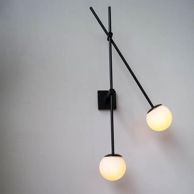 Minimalistic Frosted Glass Wall Light Fixture
