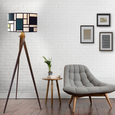 Mondrian Peacock  Floor Lamp