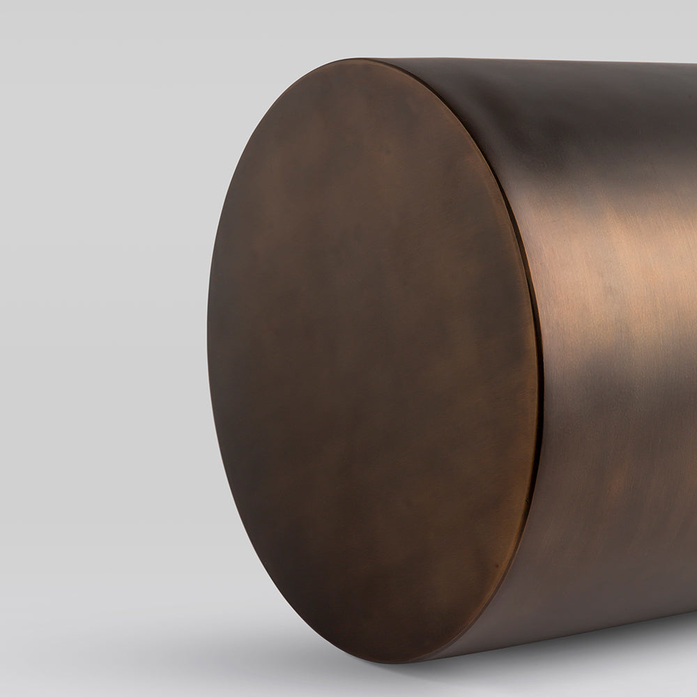 Monolith Side Table - Aluminium / L:35.5 x B:35.5 x H:71 In cm - Indoor Furniture