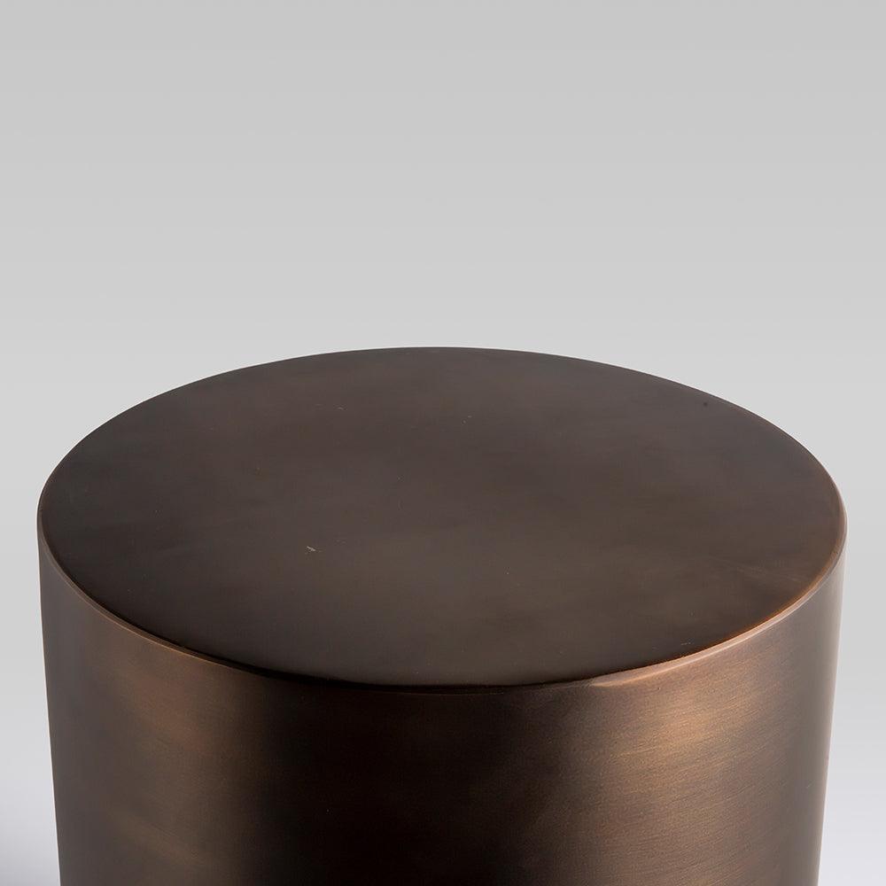 Monolith Side Table - Aluminium / L:35.5 x B:35.5 x H:71 In cm - Indoor Furniture
