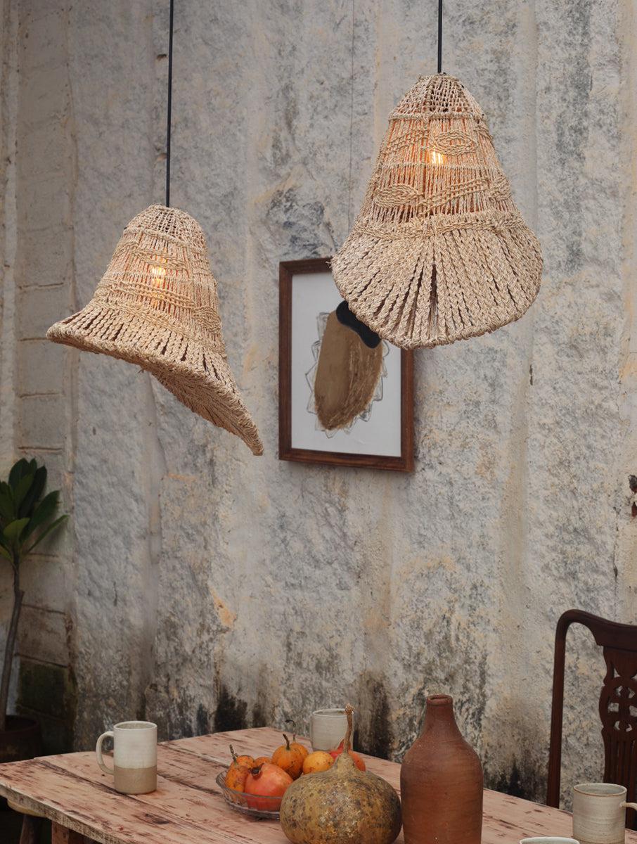 Morel Banana Fibre Pendant Lamp