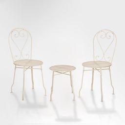 Moroccan Chairs And Side Table Set