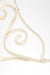 Moroccan Patio Table - Off-White / Wrought Iron / Dia: 28’’ H: 30’’ - Outdoor Furniture