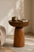 Mova End Table - Teak / Teak wood / Dia: 16’’ H: 20’’ - Furniture