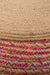 Mucho Ottoman - Multi / Old tyre, teak wood, rope, and fabric / Dia: 23’’ H: 17.5’’ - Furniture