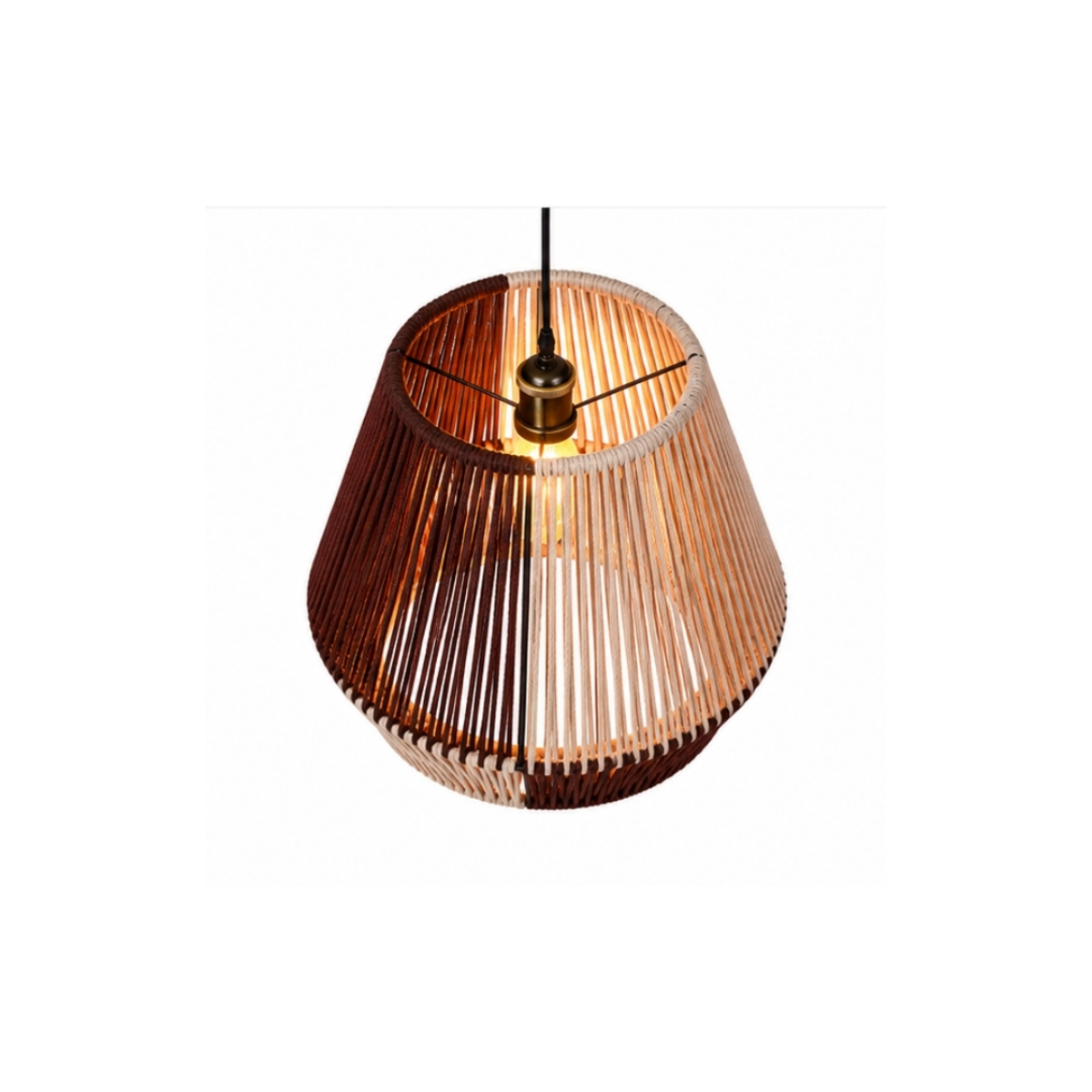 Mulberry Curve Lamp – close-up of the shade detailing