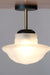 Frosted glass ceiling lamp with Ottoman-inspired architecture