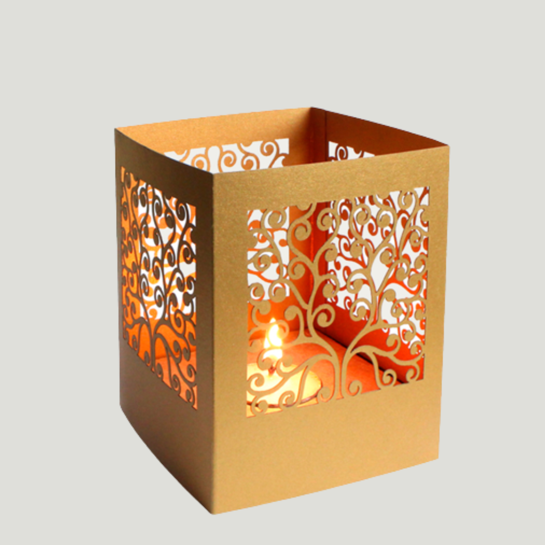 Mystery - Gold / 92mm x 92mm x 115mm - Décor