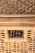 Natural Bamboo Basket Side Table - Natural / Bamboo, cane / L: 22’’ W: 14.5’’ H: 22’’ - Furniture