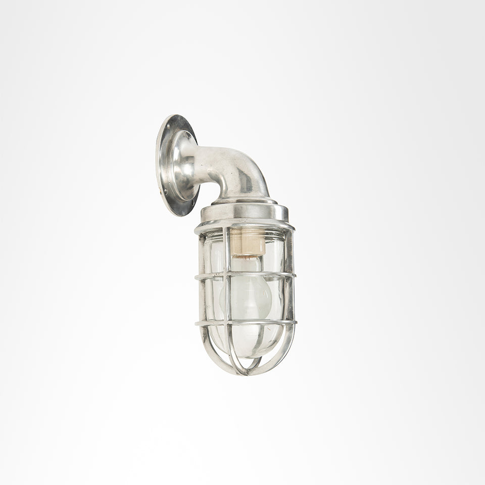 Nautical Light No. 21 - Holder Dia: 4’’ H: 11’’ / Chrome - Lighting