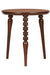 Nava Tripod Teak wood End Table - Teak / Teakwood / H: 22’’ Dia: 21’’ - Furniture