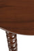 Nava Tripod Teak wood End Table - Teak / Teakwood / H: 22’’ Dia: 21’’ - Furniture