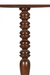 Nava Tripod Teak wood End Table - Teak / Teakwood / H: 22’’ Dia: 21’’ - Furniture