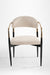 Nebula Dining Chair Set Of 2 - W: 22 ’ D: 18’’ H: 32’’ SH: 17’’ / MS and Fabric / Cream - Indoor Furniture