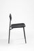 Nero Chair Set of 2 - Matte Black / Mild Steel and Mango Wood / W: 17’’ D: 19’’ SH: 18.5’’ TH: 31’’ - Outdoor Furniture
