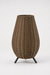 Nido Floor Lamp - Ironwork & PE Rattan / Brown / H: 18.50’’ W: 12.20’’ - Outdoor Lighting