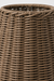 Nido Floor Lamp - Ironwork & PE Rattan / Brown / H: 18.50’’ W: 12.20’’ - Outdoor Lighting