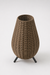 Nido Floor Lamp - Ironwork & PE Rattan / Brown / H: 18.50’’ W: 12.20’’ - Outdoor Lighting