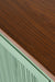 Nile Cabinet - Sage Green / Plywood and teakwood / L: 36’’ W: 15’’ H: 40’’; Shelf Height: 7.5’’ - Furniture